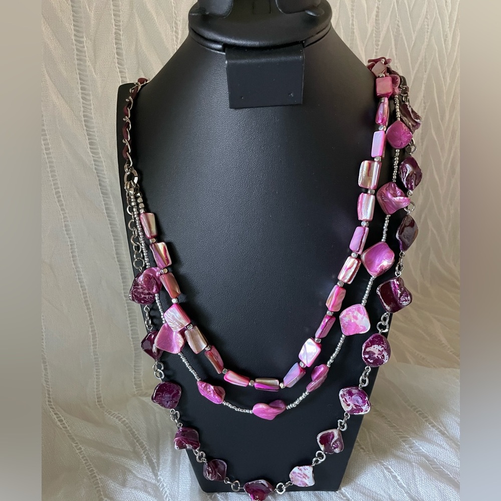 New York Multi Layered W/Mix Size & Style Purple … - image 1